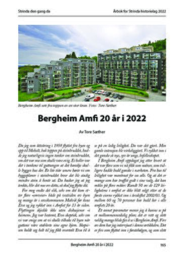 Bergheim Amfi 20 år i 2022